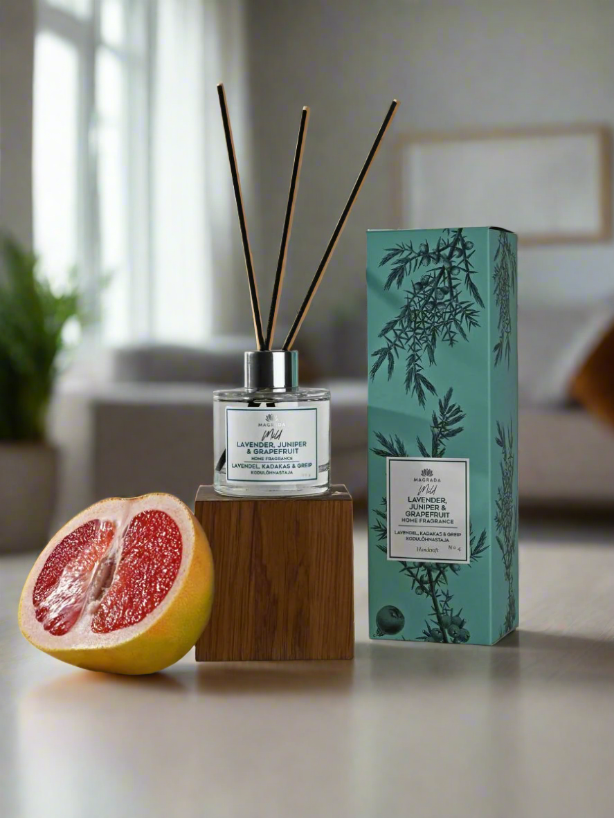 Naturraumduft mit Lavendel, Grapefruit & Wacholder – Entspannung für dein Zuhause