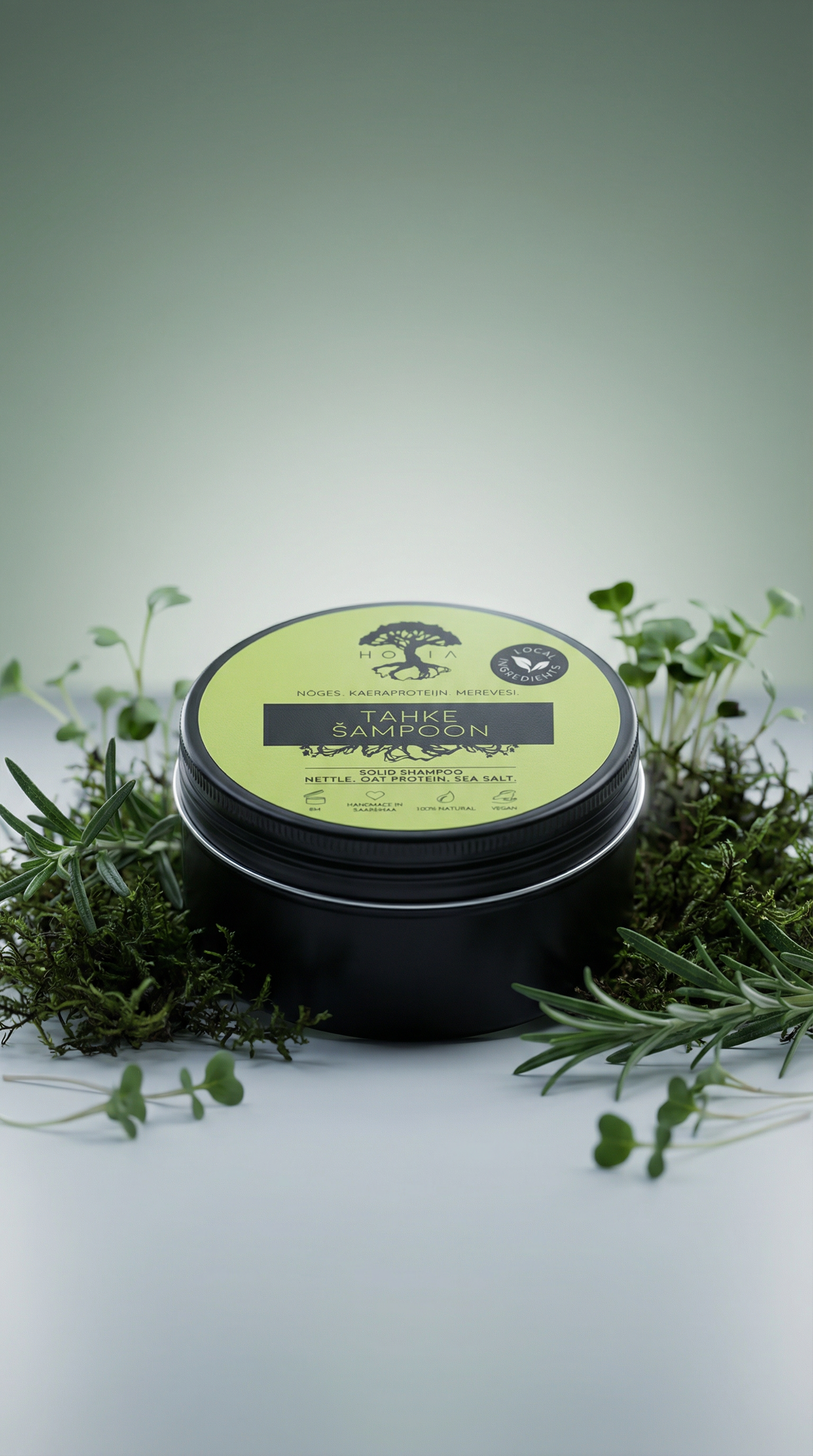 Festes Shampoo mit Brennnessel & Rosmarinöl | Natürlich & plastikfrei