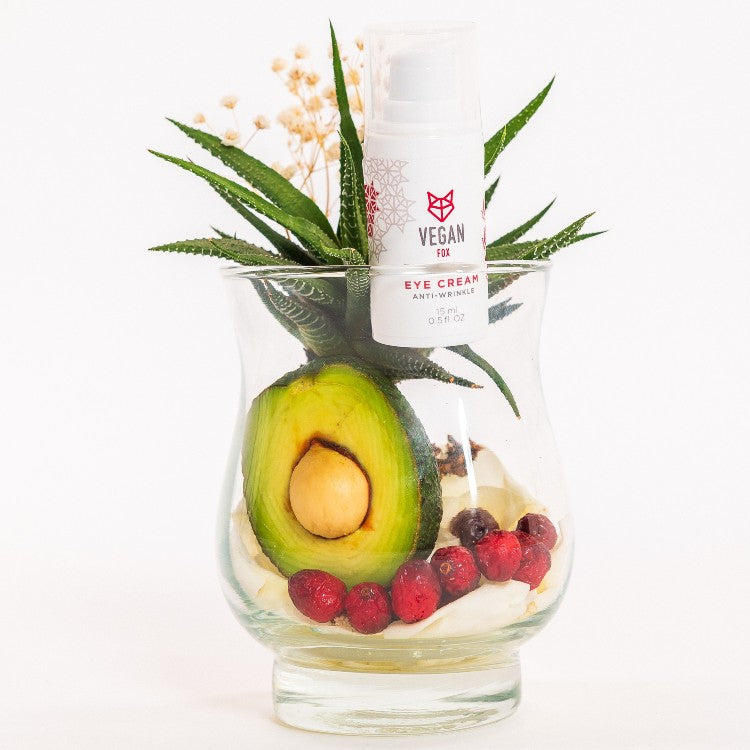 Augencreme gegen Fältchen mit Sheabutter, vegan – Vegan Fox (15 ml) – Bild 5
