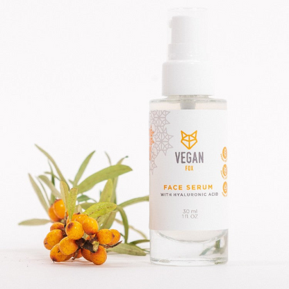 Gesichtsserum mit Hyaluron & Vitamin C, vegan – Vegan Fox (30 ml) – Bild 7
