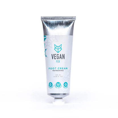 Fußgel erfrischend mit Salbei & Teebaumöl, vegan – Vegan Fox (120 ml) – Bild 2